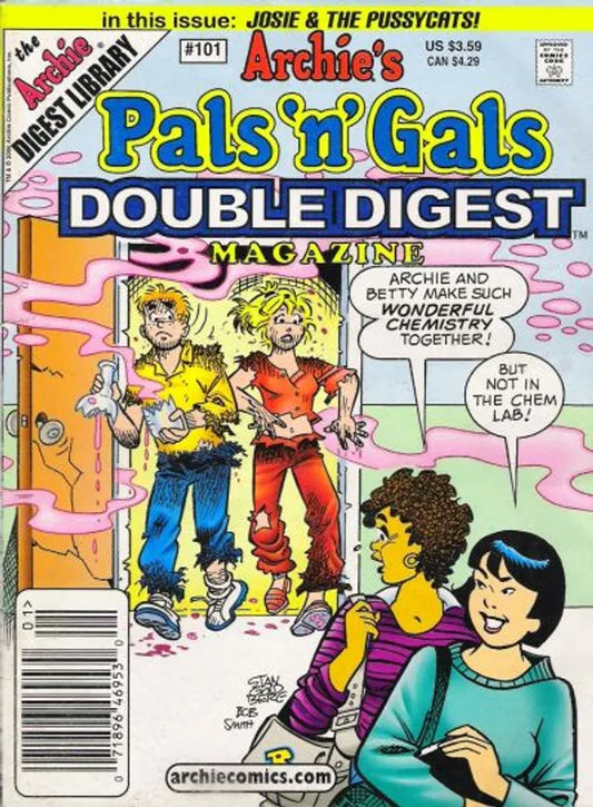 ARCHIE PALS ' N; GALS DOUBLE  DIGEST MAGAZINE  PAGES  # 101  2000