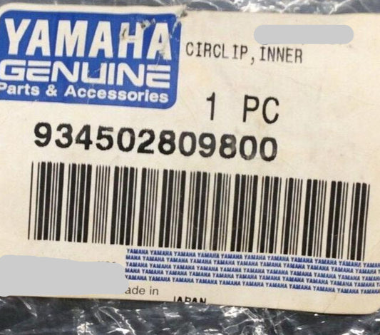 YAMAHA Factory Hardware - Screws, Bolts, Washers, etc. 93450-28098