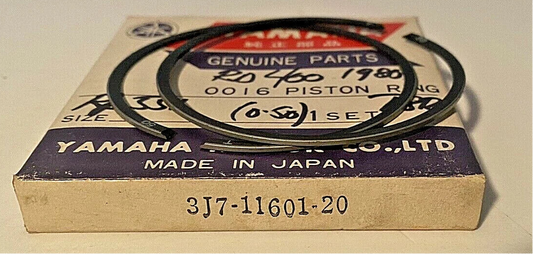 YAMAHA 1976 RD400 2nd os PISTON RINGS 3j7-11601-20