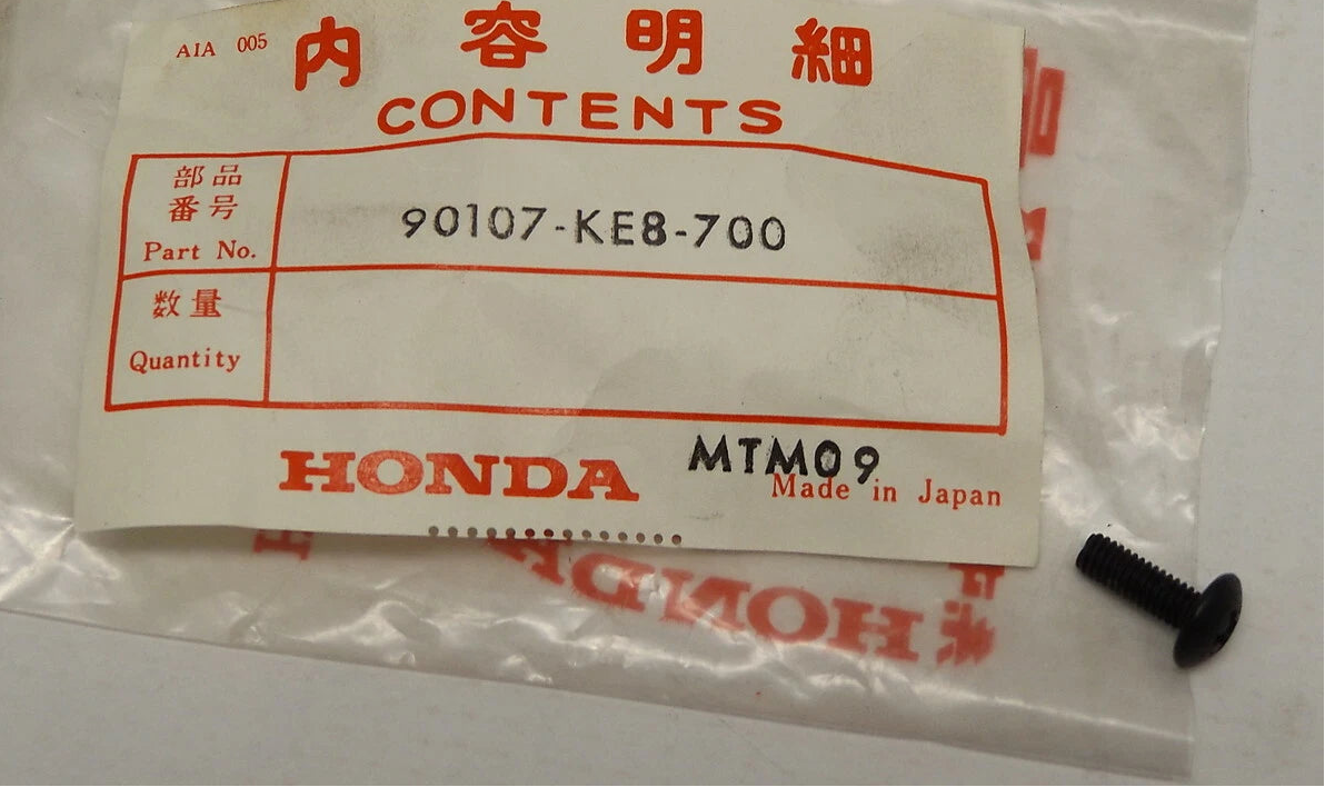 HONDA SCREEN SETTING SCREW  90107-KE8-700