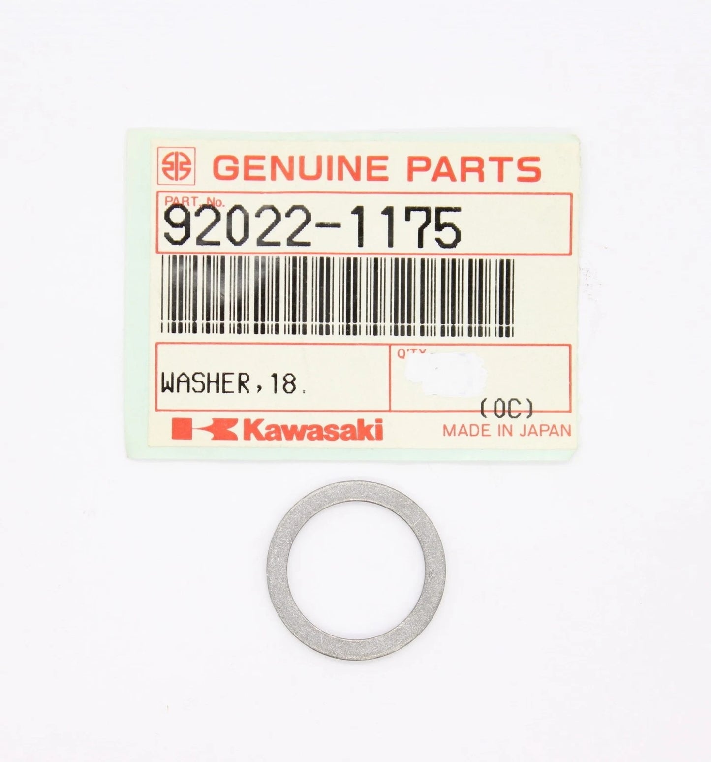 KAWASA KI   KZ  ZX  ZL WASHER     92022-1175