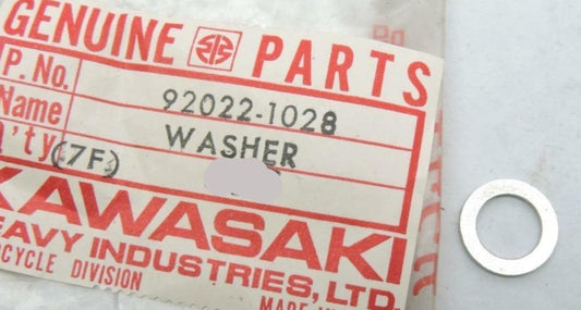 KAWASAKI KE KH KEF KR KSF KL KLX KDX KX 80 100 125 200 250 300 400 500 S1 KZ VN WASHER 92022-1028