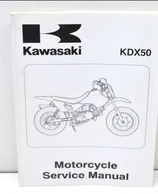 KAWASAK 2003 KDX50 A1 Service Manual  99924-1305-01