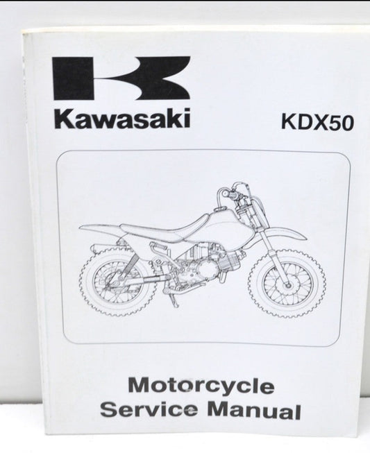 KAWASAK 2003 KDX50 A1 Service Manual 99924-1305-01