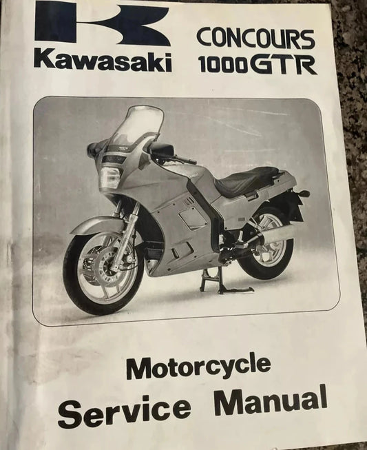 KAWASAKI  1986 - 2000  CONCOURSE 1000 GTR  Service Manual  99924-1065-10