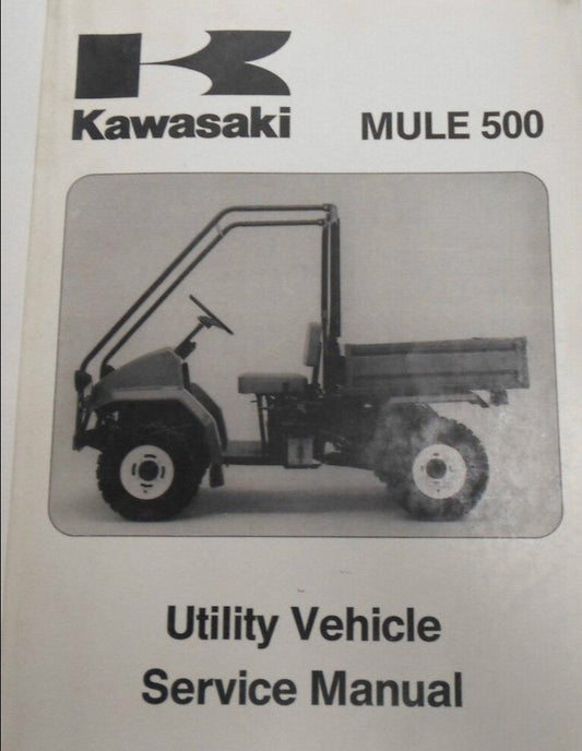 KAWASAKI KAF300-A1 KAF300-B1 KAF300-B2 MUL E 500 UTILI TY VEHICLE SERVICE MANUAL 99924-1146-02