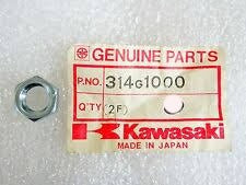 KAWASAKI W1SS W2TT KDX80 KX80 10 mm CRANKSHEFT NUT 314G1000