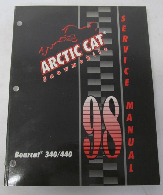ARCTIC CAT 1998 SNOWMOBILE Bearcat 340 / 440 Service Manual  2255-718  #B49