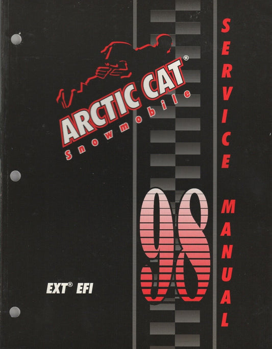 ARCTIC CAT SNOWMOBILE 1998 EXT EFI  Service Manual  2255-720  #B60