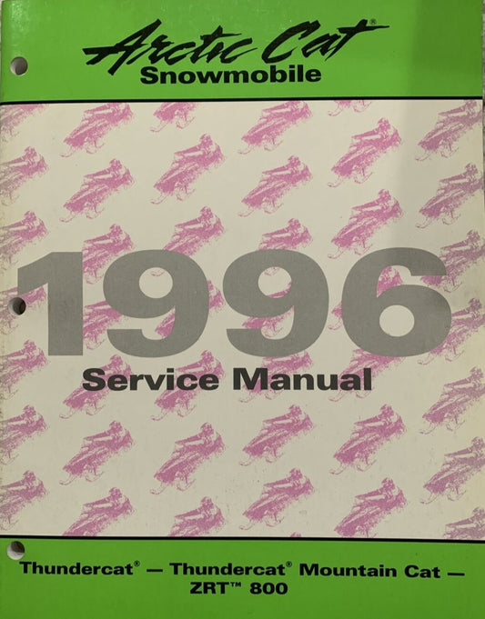 ARCTIC CAT 1996 SNOWMOBILE Thundercat Thundercat Mountain Cat ZRT 800 Service Manual 2255-313 #B66