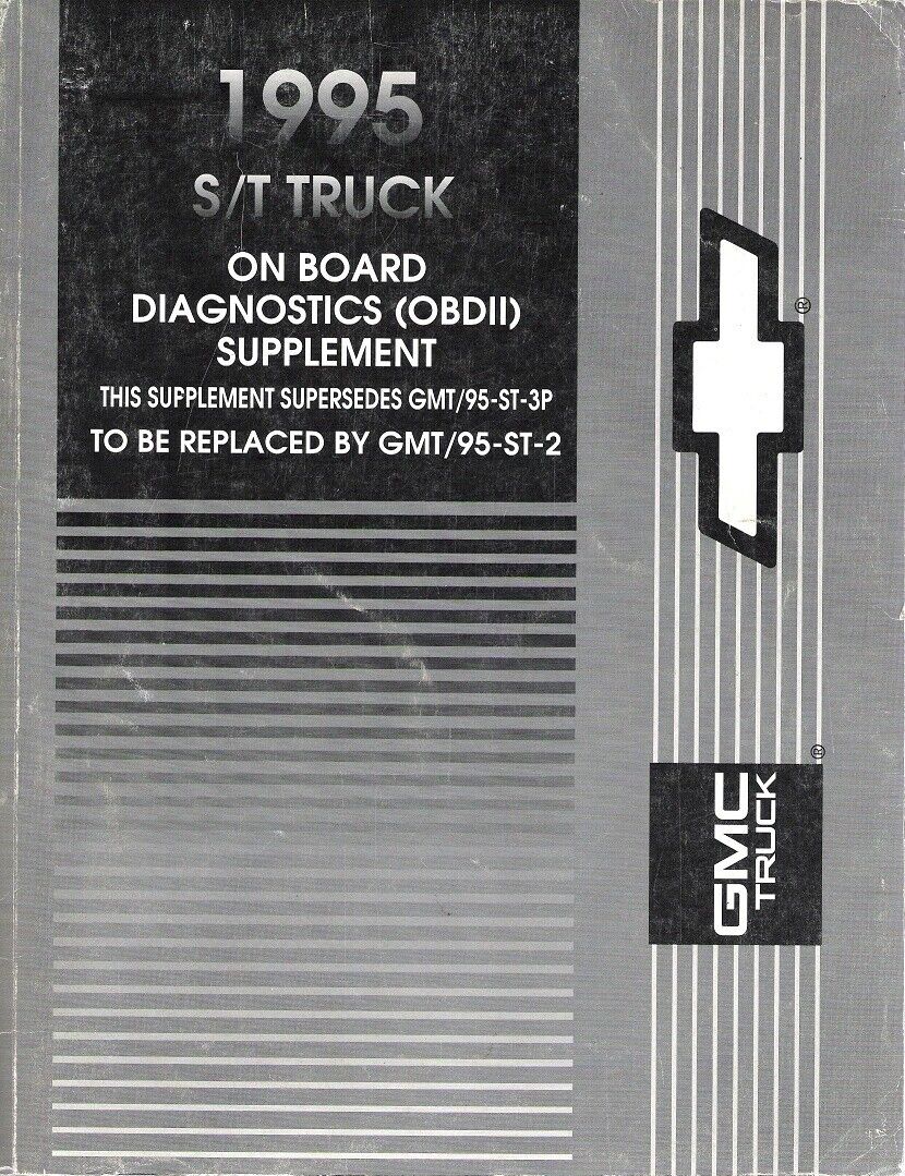 1995 CHEVROLET GMC S/T Truck Service Manual Supplement  GMT/95-ST-2  #B4