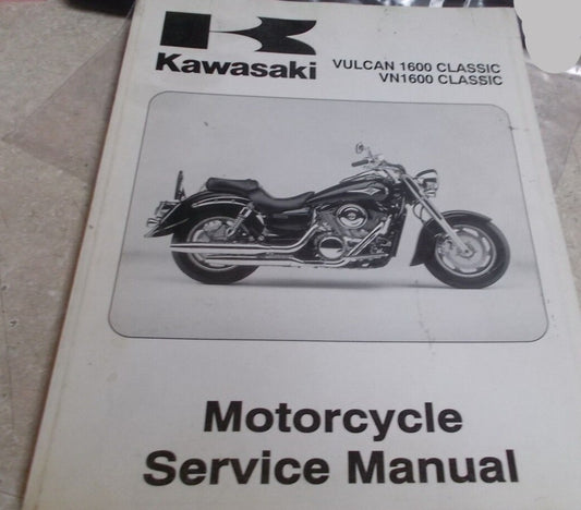 KAWASAK 2003 VULCAN 1600 CLASSICS Service Manual  99924-1309-01