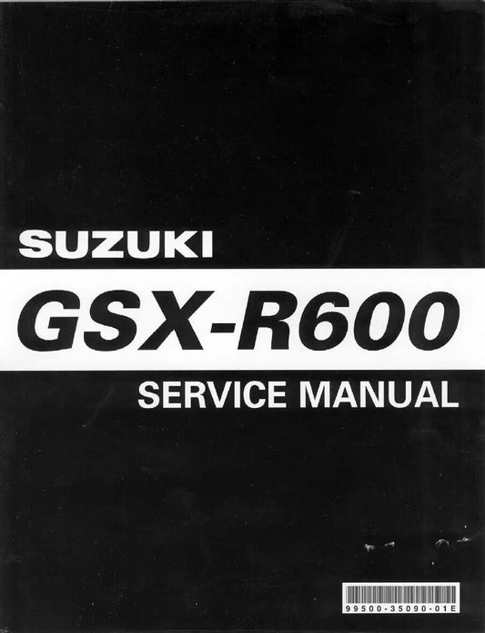 SUZUKI GSX-R600 K4 2004 Service Manual 99500-35090-01E #B110