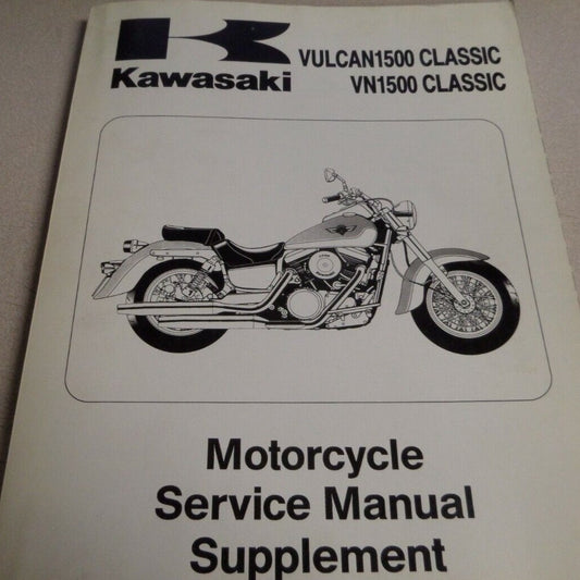 KAWASAKI 1996 1997 VULCAN VN1500 CLASSIC SERvice Manual SUPPLEMENT  99924-1191-52