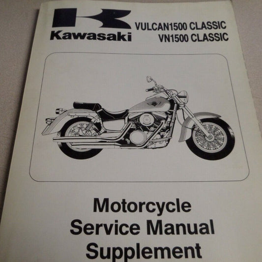 KAWASAKI 1996 1997 VULCAN VN1500 CLASSIC SERvice Manual SUPPLEMENT 99924-1191-52