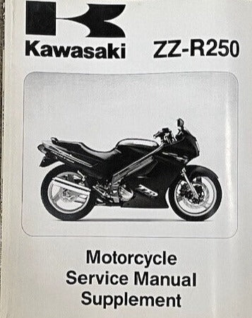 KAWASAKI 1990 -  2002 ZZ- R250 EX250 H1 H2 H3 H4 H5 H6 H7 H8 H9 H10 H11 H12 H13 Service Manual  SUPPLEMENT 99924-1129-57