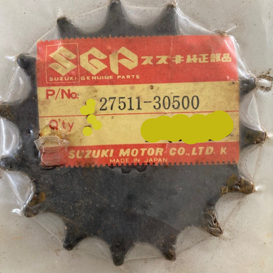 SUZUKI DS250 TS250 Factory Engine Drive Sprocket 15T  27511-30500