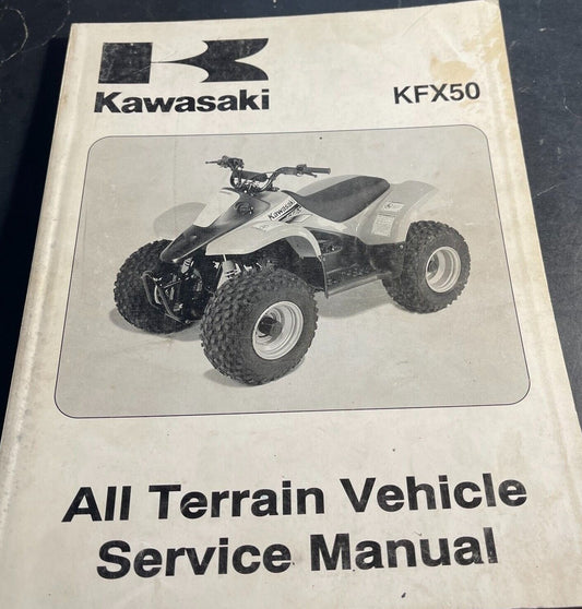 KAWASAKI 2000 KFX50 A1 ATV  Service Manual  99924-1297-01