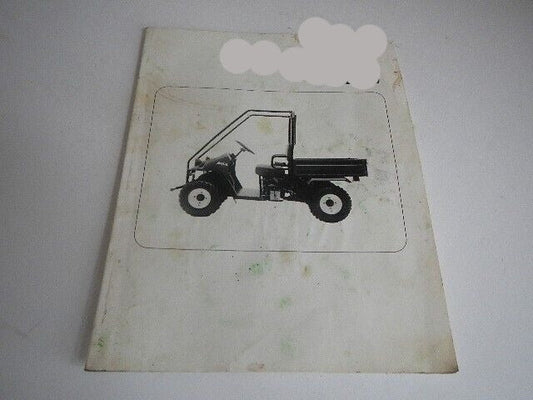 KAWASAKI MULE 550 Service Manual 99931-1384-01