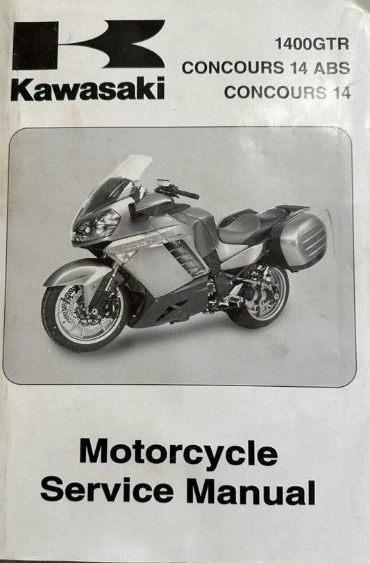 KAWASAKI 2008 - 2009 1400 GTR 14 ABS / Concourse 14 ABS / 1400 GTR / Concourse 14 / ZG1400 Service Manual 99924-1379-02