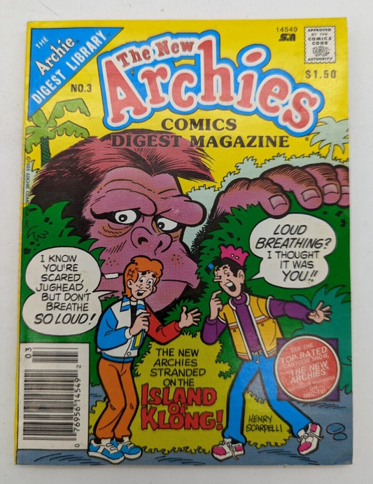 THE NEW ARCHIE STORY & GAME COMICS DIGEST MAGAZINE  PAGES  # 3