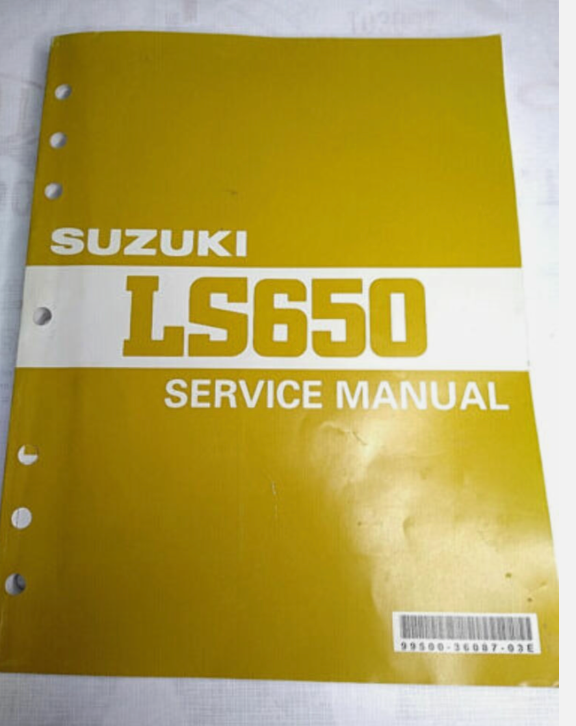 SUZUKI LS650  G H J K L M N P R T V W X Y K1 K2  1986-2002  Service Manual   99500-36083-01E  #B101