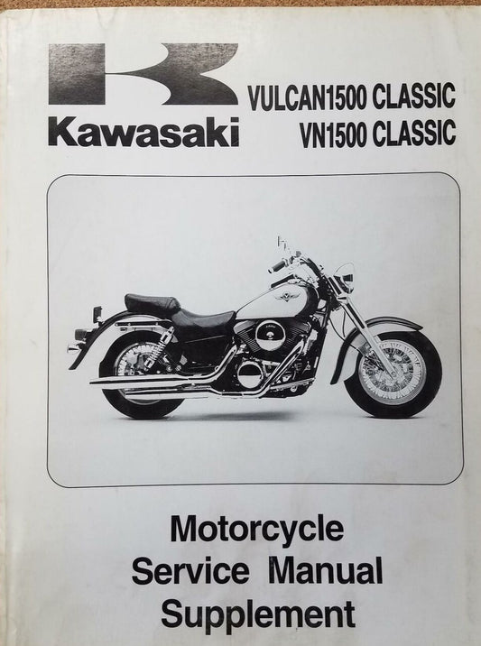 KAWASAKI 1998 VN1500 VULCAN CLASSIC VN1500  SERvice Manual SUPPLEMENT  99924-1229-51