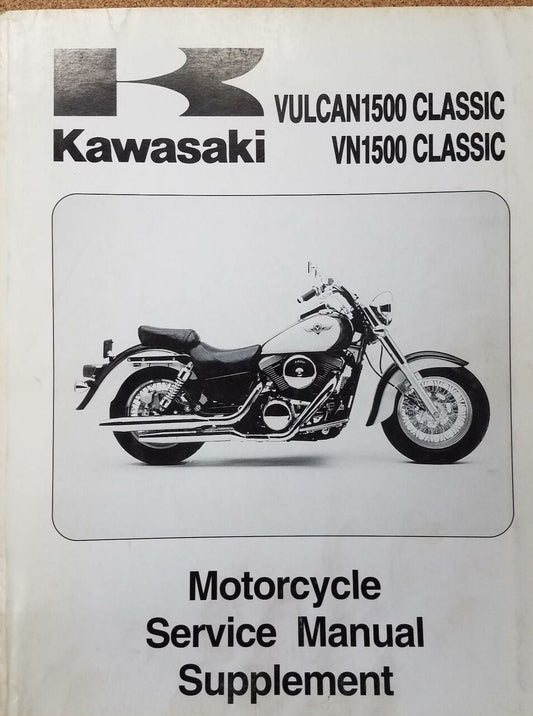 KAWASAKI 1998 VN1500 VULCAN CLASSIC VN1500 SERvice Manual SUPPLEMENT 99924-1229-51