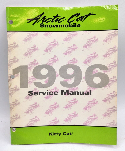 ARCTIC CAT 1996 SNOWMOBILE Kitty Cat Service Manual 2255-296 #B69
