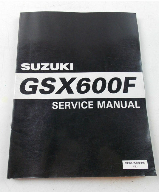 SUZUKI GSX600F W 1998 Service Manual 99500-35070-01E #B123