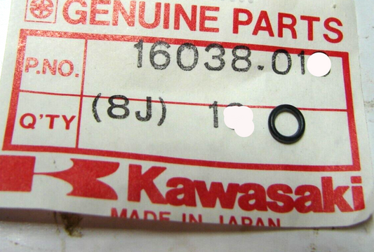 KAWASAKI KZ400 CARBURETOR DRAIN SCREW  O-R1NG  16038-014 / 92055-1003