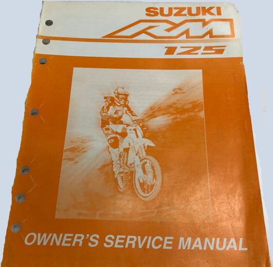SUZUKI RM125 2001-2006 Owners Service Manual 99011-36F53-01A #B93
