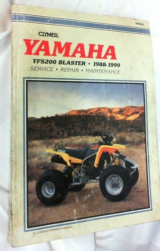 YAMAHA CLYMER M488 YFS200 BLASTER 1988 - 1997 ISBN  0-89287-702-2