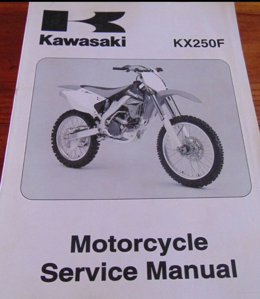 KAWASAK 2006 KX250F KX250T6F Service Manual 99924-1354-01