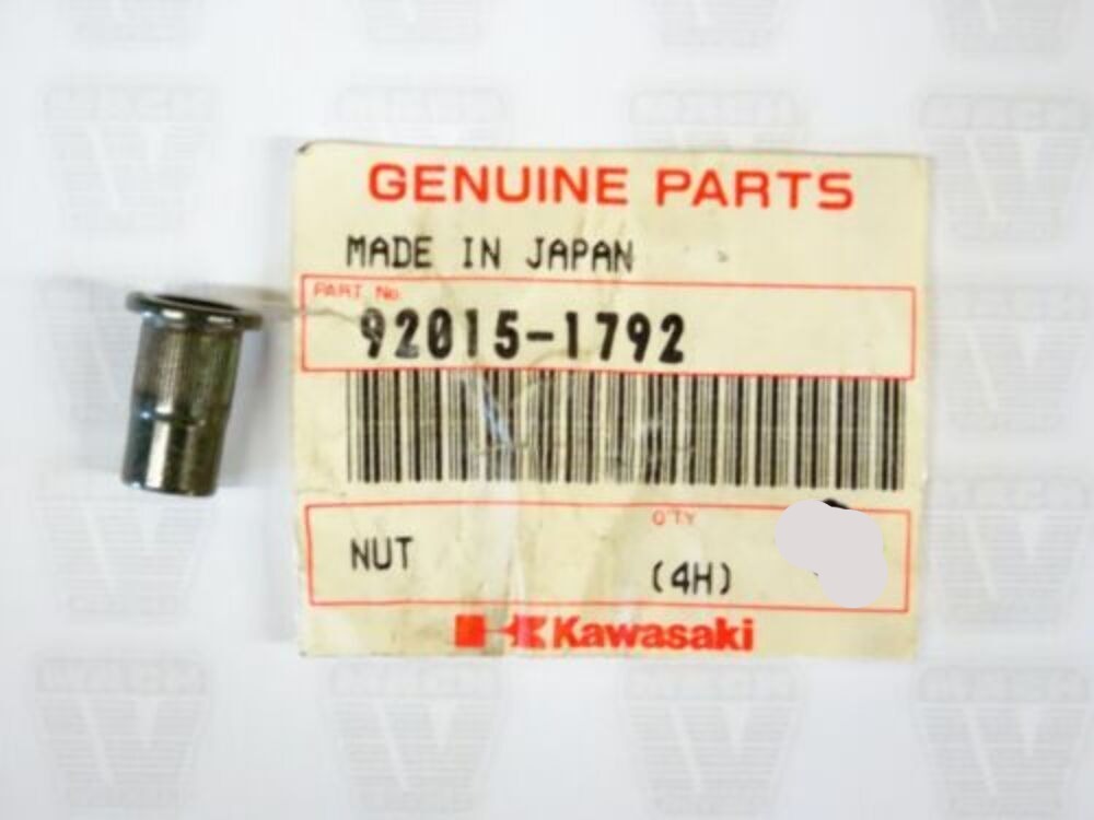 KAWASAKI KX125 250 500 KDX 200 250 ZX 600 750 900 1100 KLX650 POP NUT 92015-1792