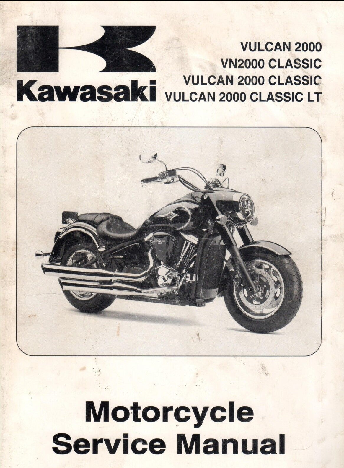 KAWASAK 2008  VN2000  VULCAN CLASSIC  LT SERvice Manual  99924-1387-01