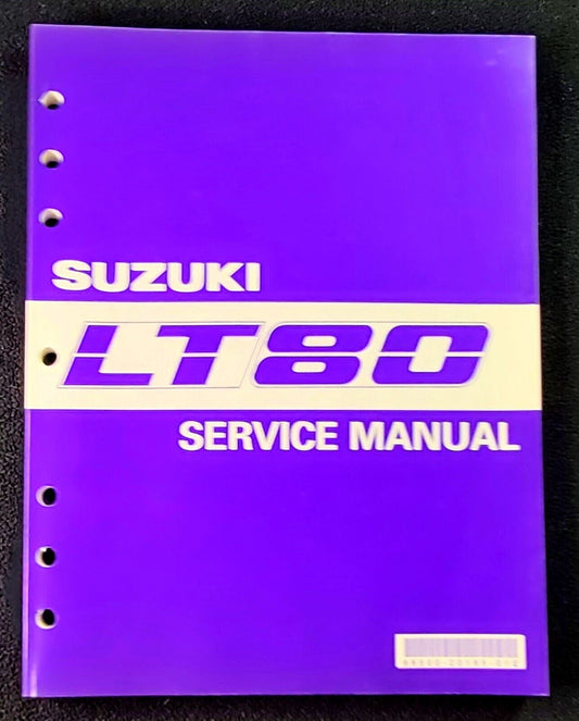 SUZUKI LT80 1997-2002 Service Manual  99500-20192-01E  #B89