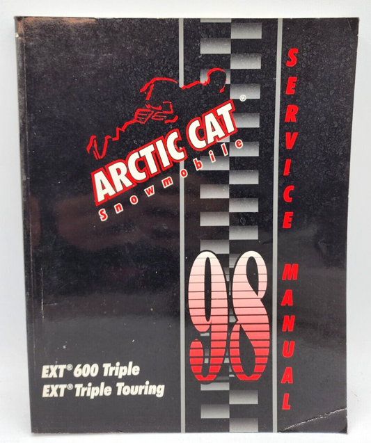 ARCTIC CAT 1998 SNOWMOBILE EXT 600 EXT TRIPPLE TOURING SERVICE MANUAL 2255-272