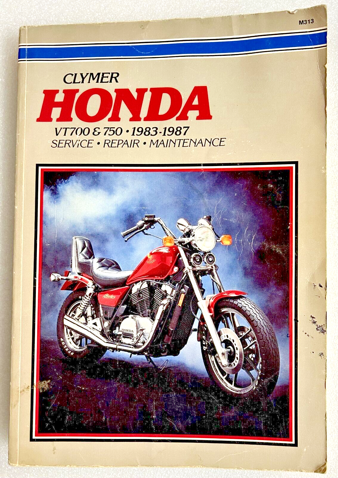 HONDA CLYMER M313 VT700 & 750 1983 - 1987 SERVICE MANUAL ISBN  0-89287-408-2