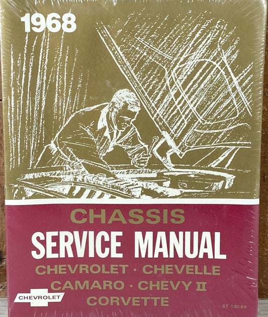 1968 CHEVROLET CHEVELLE CAMARO CHEVY II  CORVETTE Chassis Service Manual  ST 130-68  #B30