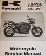 KAWASAKI 2001 ZRX1200R ZRX1200S RX1200  Service Manual  99924-1266-01