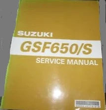 SUZUKI GSF650/S  K7  2007 Service Manual  99500-36170-01E  #B100