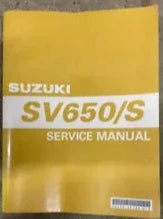 SUZUKI SV650/S X Y K1 K2 1999-2002 Service Manual 99500-36093-01E #B103