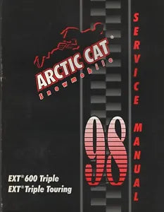 ARCTIC CAT SNOWMOBILE 1998  EXT 600 Triple & EXT Triple Touring Service Manual 2255-727  #B61