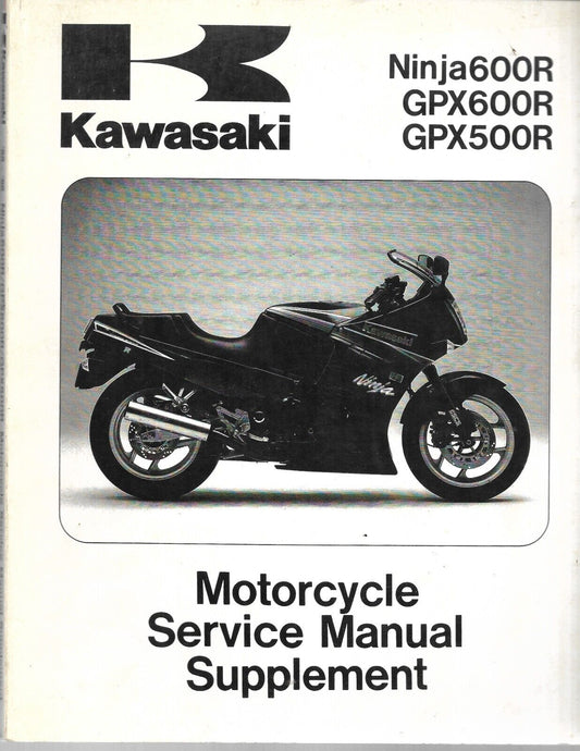 KAWASAKI 1997 &  2000 KDX220Service Manual SUPPLEMENT  99924-1204-52