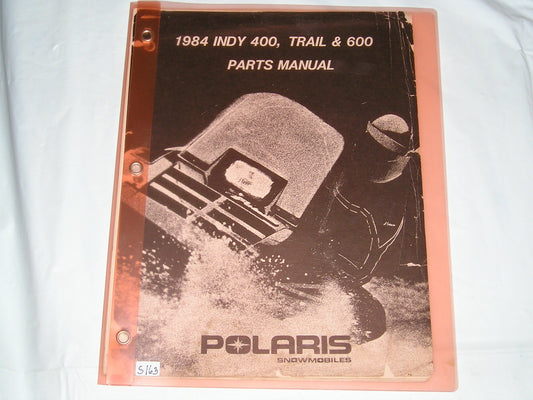 POLARIS Indy 400 / Trail / 600 1984 Parts Catalogue 9910844 #S163