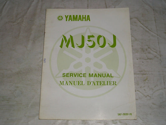 YAMAHA MJ50J  MJ50 J 1982  Service Manual  5N7-28197-70  #693