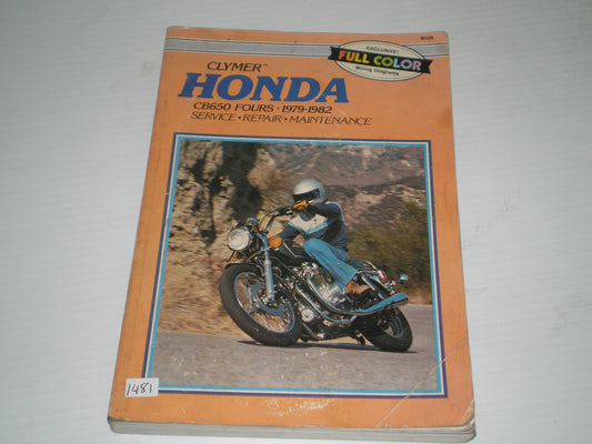HONDA CB650  Fours  1979-1982  Clymer Service Manual M336  #1481