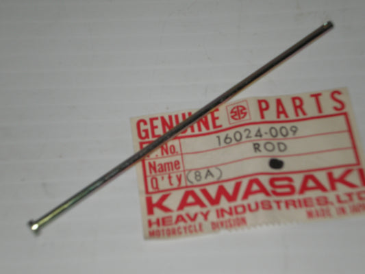 KAWASAKI F6 F7 1971-1975 Carburator Throttle Valve Rod 16024-009