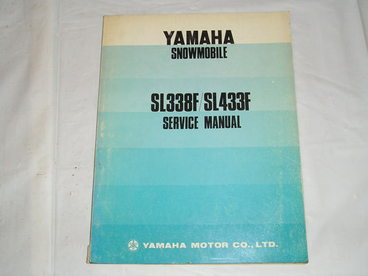 YAMAHA SL338 F SL433 F 1974 Service Manual #S125